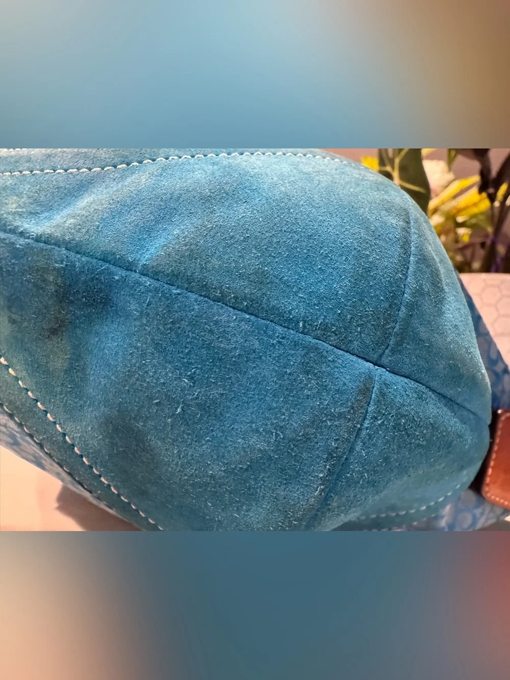 Coach Blue 💙Signature Hobo #1460